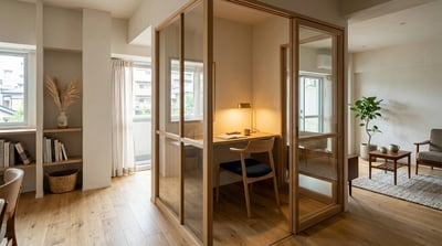 Desain Tata Letak Apartemen Loft di Tokyo: Solusi Suhu dan Pemanfaatan Ruang Kerja & Tidur