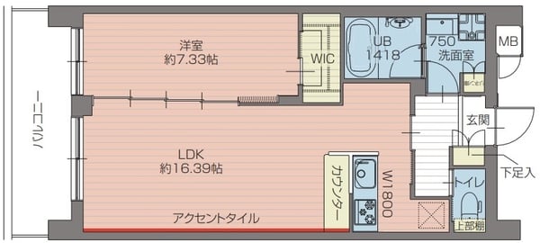 202 B-Type Floor Plan